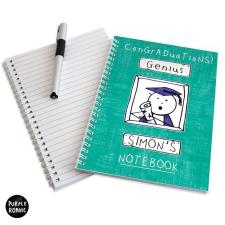 Personalised Purple Ronnie A5 Graduation Notebook